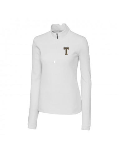 Ladies Georgia Tech Yellow Jackets College Vault Cutter & Buck Traverse Stretch Quarter Zip Pullover commande en ligne