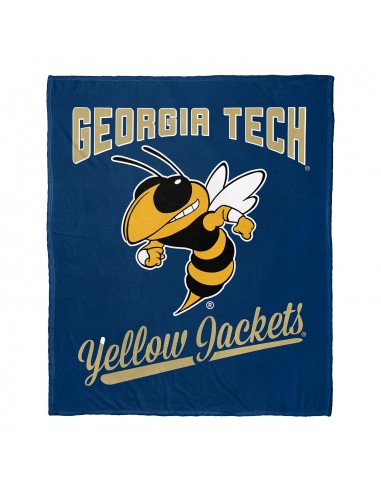 Georgia Tech Yellow Jackets Silk Touch Throw Amélioration de cerveau avec