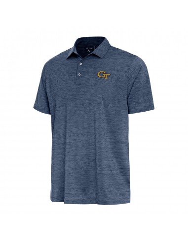 Georgia Tech Yellow Jackets Layout Primary Navy Polo À commander