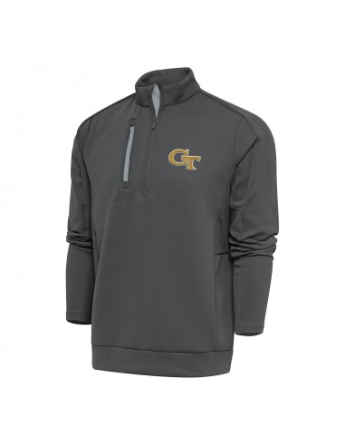 Georgia Tech Yellow Jackets Generation 1/4 Zip  Grey Pullover Jacket Venez acheter