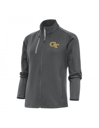 Ladies Georgia Tech Yellow Jackets Full Zip Generation Grey Jacket Livraison rapide