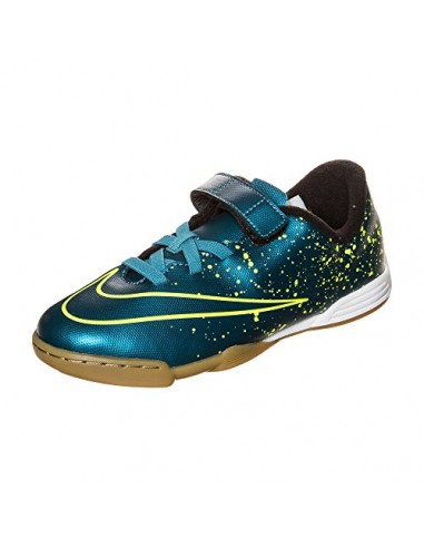 Nike Kids Jr Mercurial Vortex II (V) IC, Baskets pour filles, Bleu (bleu Escadron / Sqdrn Bl-Blk-Vl) Les êtres humains sont 