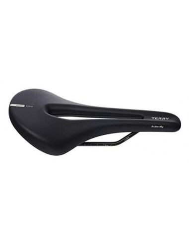 TERRY Selle de vélo Arteria Max papillon pour homme, noire, 12-15 cm Pour