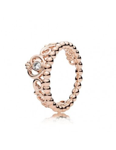 Pandora Femmes Bague Tiara Pandora Rose avec Cubic Zirconia Clair en ligne