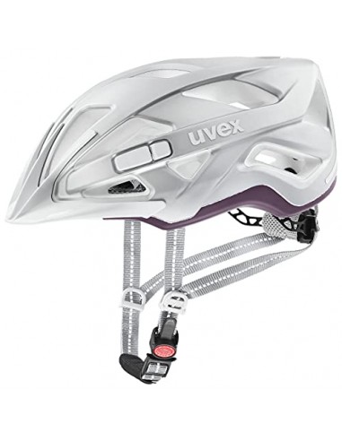 Uvex Unisex Casque de vélo Uvex City Active Silver Plum Mat 52-57 français