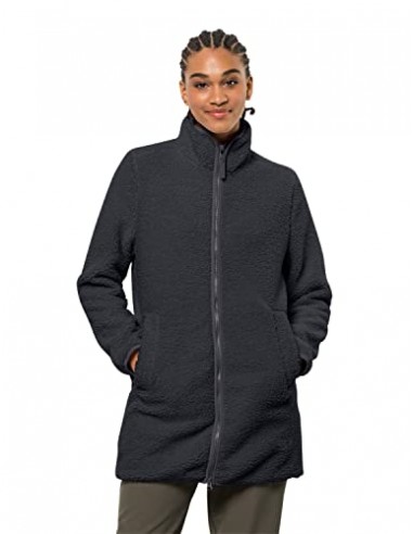 Manteau Jack Wolfskin pour femme à col haut Curl pas cher