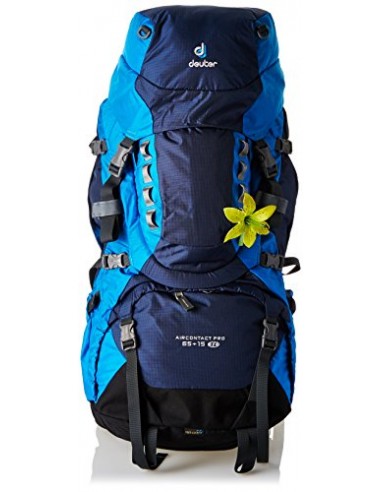 deuter Damen Aircontact PRO 65 + 15 SL Rucksack, Midnight-Turquoise, 90 x 36 x 34 cm s'inspire de l'anatomie humaine