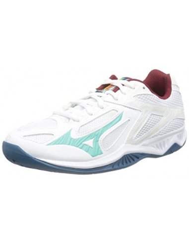 Mizuno Lightning Star Z6 Jr Volleyball-Schuh, Wht Turquoise Mblue, 37.5 EU Voir les baskets