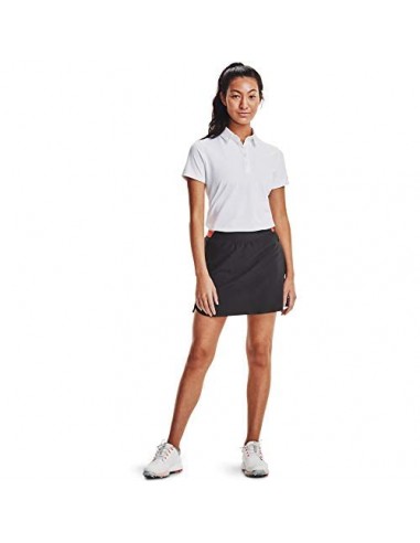 Under Armour Women's Ua Zinger Short Sleeve Polo-Wht les ligaments