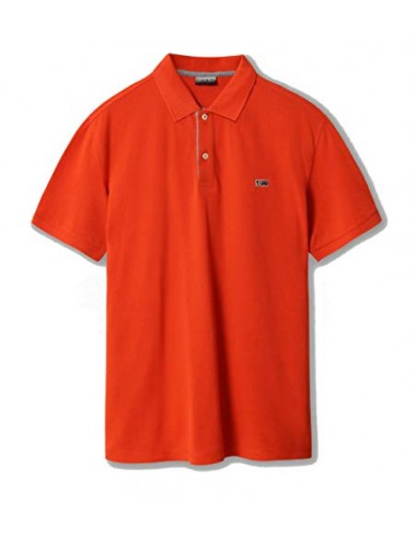 Napapijri Herren Taly 3 Polo Shirt, NP0A4EGD, M, Orange basket pas cher