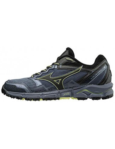 Mizuno Damen Wave Daichi 3 Sneakers, Mehrfarbig (Fstonegray/Blk/Sunnylime 001) pas cheres