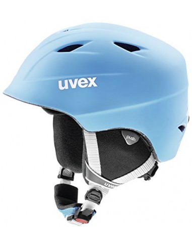 Uvex Kinder Airwing 2 Pro Skihelm, LiteBlue-White mat, 52-54 cm 2024