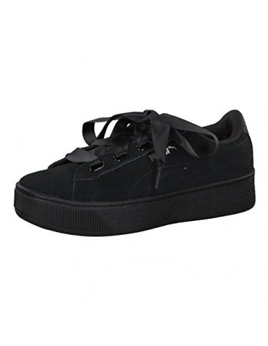 PUMA Damen Vikky Platform Ribbon S Sneaker, Black Black Comment ça marche