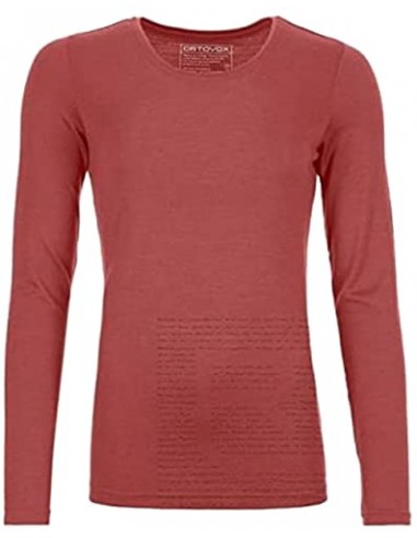 ORTOVOX Damen 185 Merino Logo Longsleeve, Blush, L les ligaments