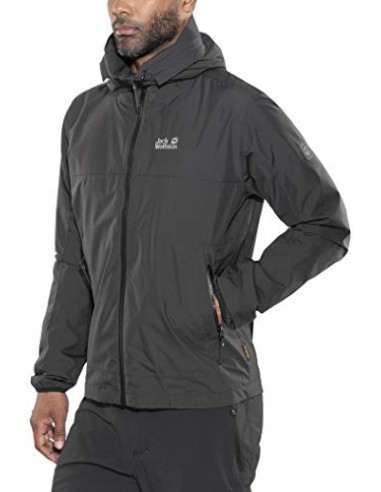 Veste Jack Wolfskin Prescot Bay pour hommes en noir, taille M, veste d'hiver 2018. Vous souhaitez 