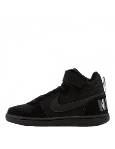 Nike Jungen Court Borough Mid (PS) Basketballschuhe, Schwarz (Black 001), 31.5 EU soldes