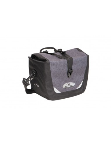 Norco Dunbury Lenkertasche Fahrradtasche, grau, 29 x 21 x 15 cm, 9 Liter les ligaments