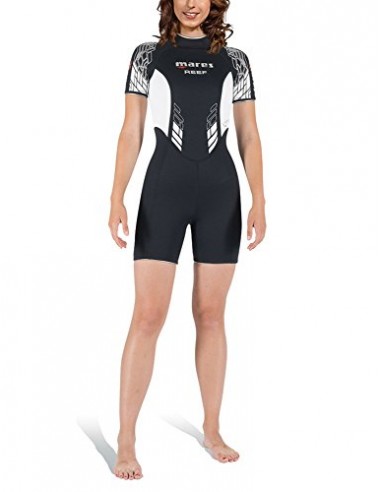 Mares Damen Shorty Reef 2.5 Wetsuit, Blue, S5 Toutes les collections ici