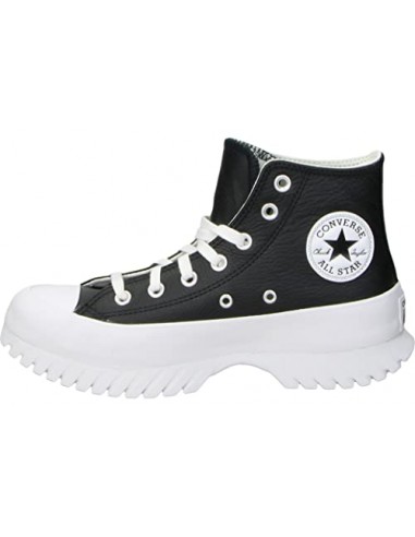 CONVERSE Herren Chuck Taylor All Star Lugged 2.0 Leather Sneaker, Schwarz/Weiß, 41 EU Faites des économies