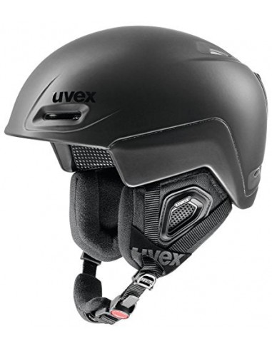 uvex Unisex-Erwachsene jimm Skihelm, Black Mat, 59-61 cm Véritable concentré