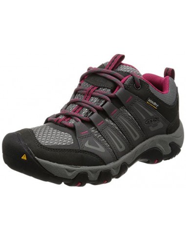 Keen Damen Oakridge WP Trekking-& Wanderhalbschuhe, Grau (Magnet/Rose), 37 EU Fin de série