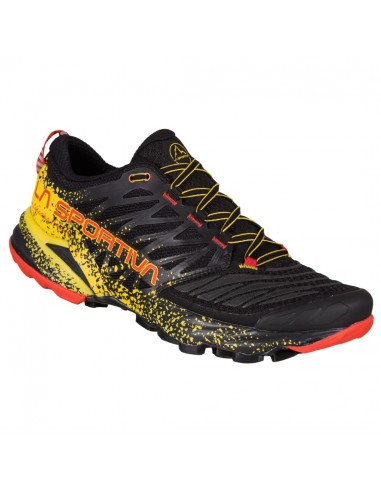 LA SPORTIVA Herren Akasha II Schuhe, Black-Yellow, EU 43 Dans la société mordern