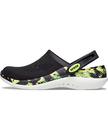 Crocs Unisex-Erwachsene Literide 360 Clogs, Schwarz/Citrus,M7/W9 Comparez plus de prix