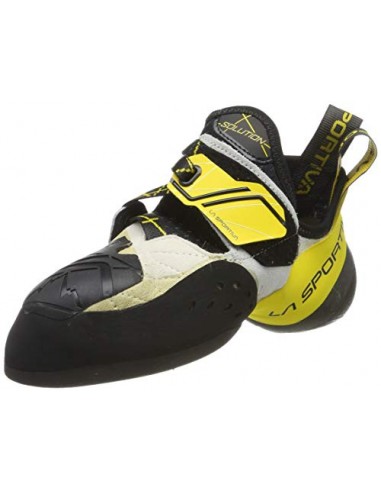 LA SPORTIVA Herren Solution Kletterschuhe, White-Yellow, EU 42.5 votre