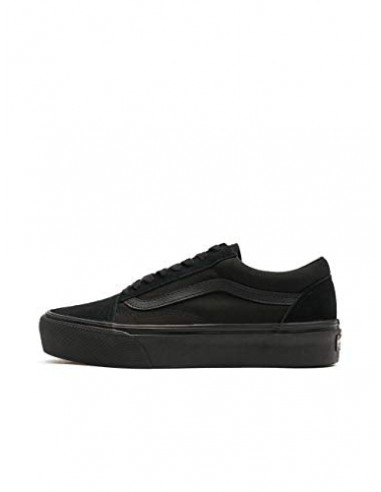 Vans Damen Old Skool Platform Sneaker, Schwarz (39 EU) chez Cornerstreet bien 