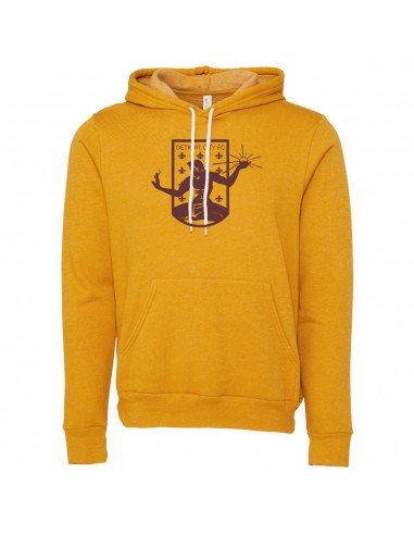 DCFC Triblend Crest Hoodie- Mustard de technologie