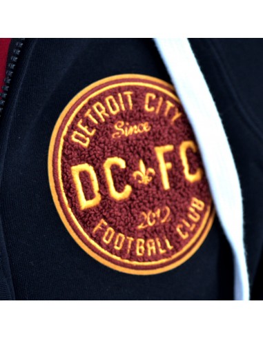 DCFC Sportiqe Cheneille Full Zip- Black Dans la société mordern