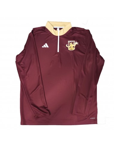 DCFC adidas Entrada 1/4 Zip- Maroon Véritable concentré