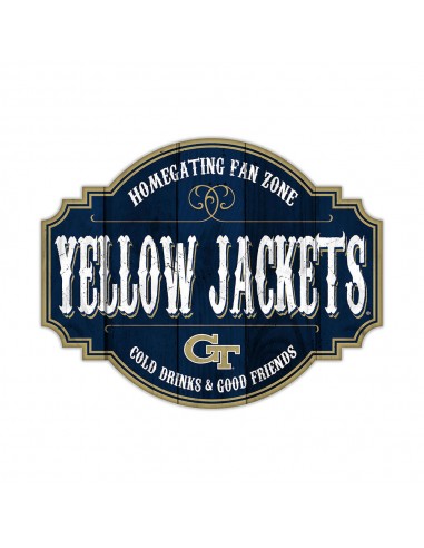 Georgia Tech Yellow Jackets 24" x 24" Homegating Sign pas chere