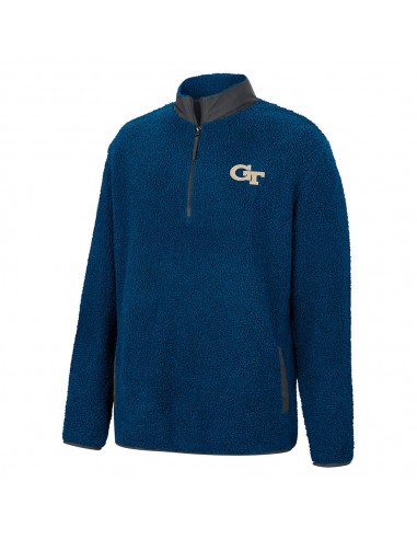 Georgia Tech Yellow Jackets 1/4 Zip Sherpa Jacket Venez acheter