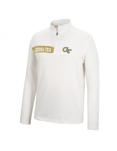 Georgia Tech Yellow Jackets 1/4 Zip Harrington Windshirt Jacket meilleur choix